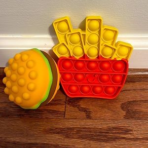 Pop it burger and fries set